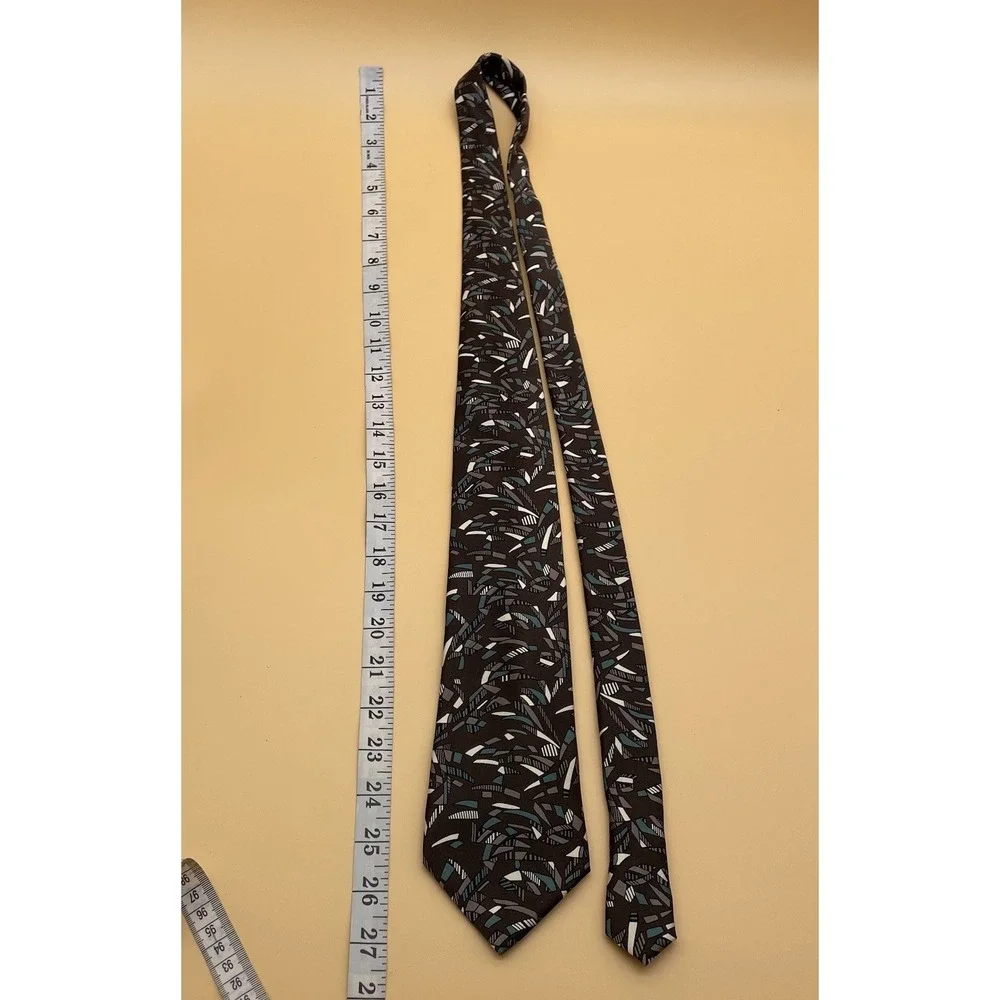 Carlo Palazzi Formal Neck Tie Multicolor 100% Silk Made In Italy‎
